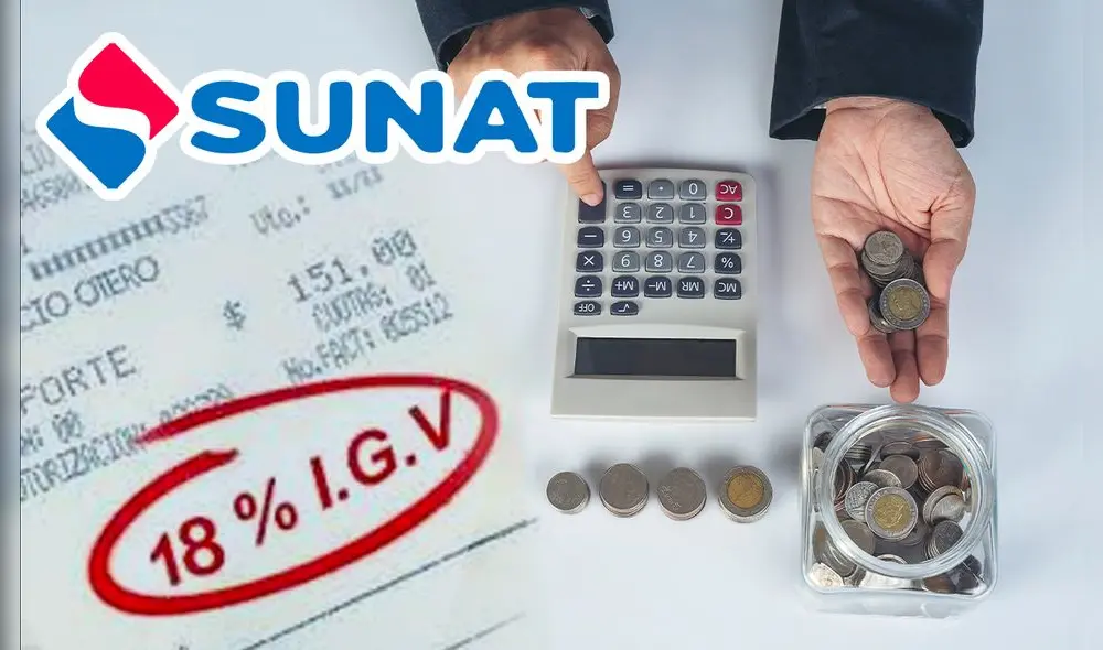 El IGV cuenta con una tasa del 16% y se añade un 2% de Impuesto de Promoción Municipal. Foto: composición LR/Jcomp/Sunat