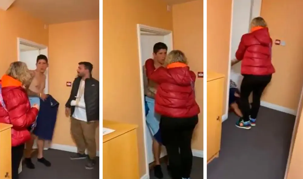 La mujer no aguantó más estar separada de su hijo y agarró un avión para ir a verlo; sin embargo, todo lo hizo en secreto. Foto: composición LR/ Facebook