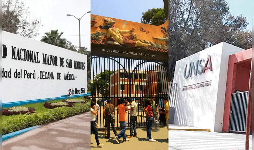 Antes de la reforma universitaria del 2014, solo nueve universidades estaban enlistadas y, en su mayoría, el top era ocupado por instituciones científicas y hospitales. Foto: composición LR / difusión