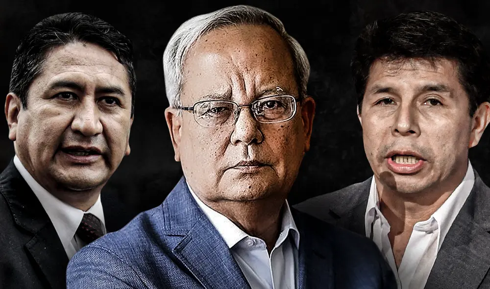 Vladimir Cerrón tendría pensado precipitar la salida de Pedro Castillo para que asuma la presidencia Dina Boluarte. Foto: composición Jazmin Ceras / La República Vladimir Cerrón tendría pensado precipitar la salida de Pedro Castillo para que asuma la presidencia Dina Boluarte. Foto: composición Jazmin Ceras / La República