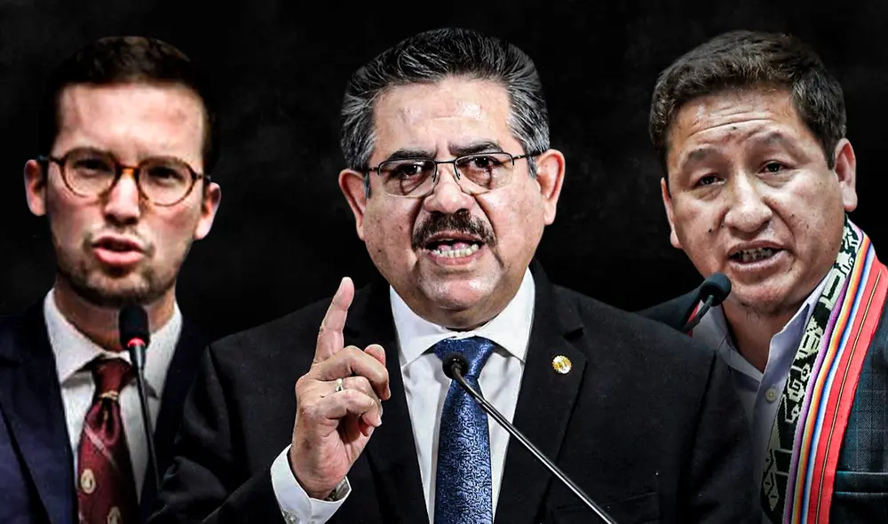 Congresistas de postura muy dispar en lo ideológico como Cavero y Bellido se juntaron para blindar a Merino. Foto: composición Jazmin Ceras/LR/Congreso/Andina/EPA Congresistas de postura muy dispar en lo ideológico como Cavero y Bellido se juntaron para blindar a Merino. Foto: composición Jazmin Ceras/LR/Congreso/Andina/EPA