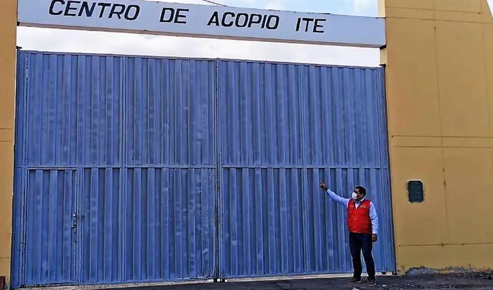 Se verificó en el centro de acopio de Ite que los vehículos no estaban. Foto: Contraloría Se verificó en el centro de acopio de Ite que los vehículos no estaban. Foto: Contraloría