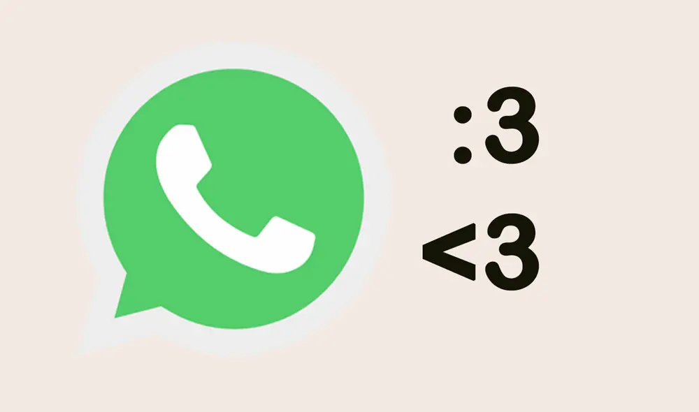 El símbolo “:3″ representa un emoticón, es decir, una imagen que transmite un sentimiento. Foto: composición LR El símbolo “:3″ representa un emoticón, es decir, una imagen que transmite un sentimiento. Foto: composición LR