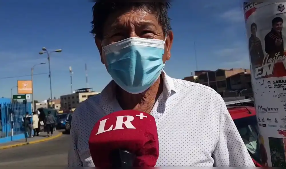 El presidente de la Federación Regional de Taxistas de Arequipa, Alexander Cornejo, indicó que las discrepancias se dieron porque algunos dirigentes comenzaron a hablar del cierre del Congreso y la renuncia del presidente. Foto: Alexis Choque/URPI-GLR