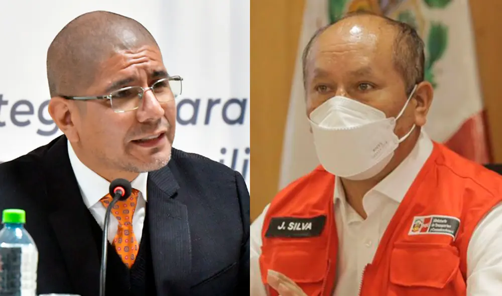 Dimitri Senmache aseguró que "hay 4 equipos de búsqueda" para encontrar a Juan Silva, quien tiene una orden de requisitoria en su contra. Foto: composición/Mininter/La República