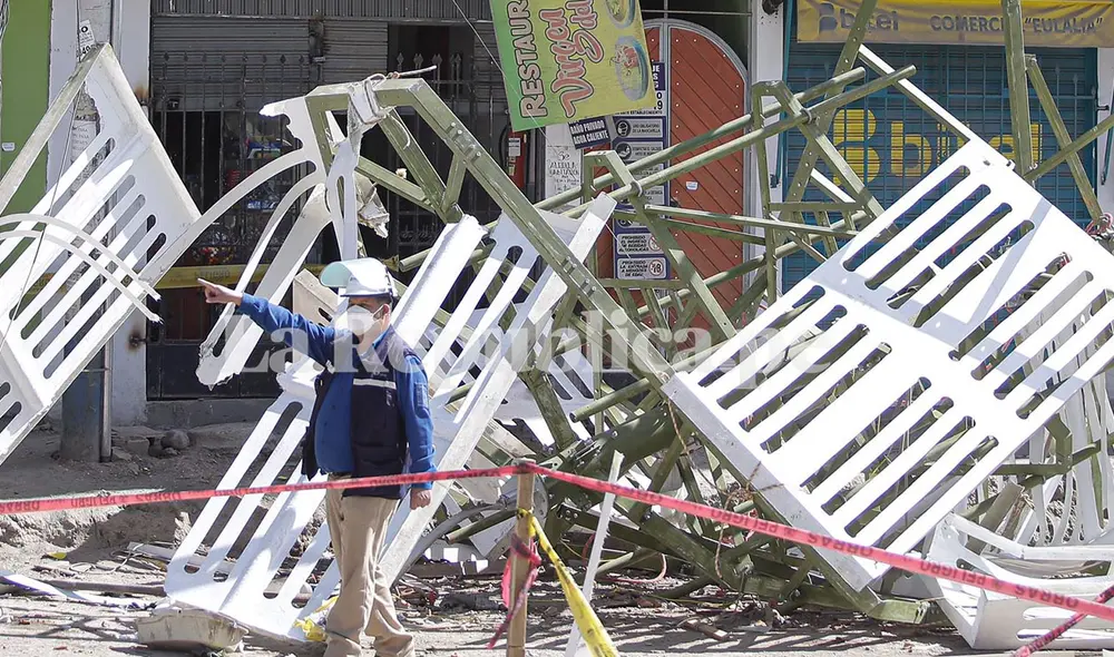 La caída de la antena se produjo el último miércoles. Foto: Rodrigo Talavera/La República