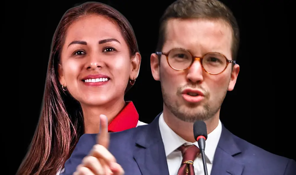 La perulibrista Silvana Robles criticó al congresista Alejandro Cavero por el informe que blinda a Manuel Merino. Foto: Fabrizio Oviedo/La República