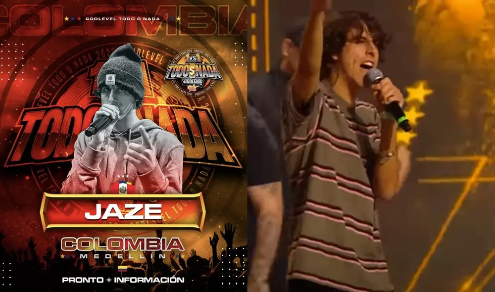 Jaze es el segundo peruano que se anunció para la competencia que inicia en agosto. Foto: composición LR/captura de YouTube/ God Level