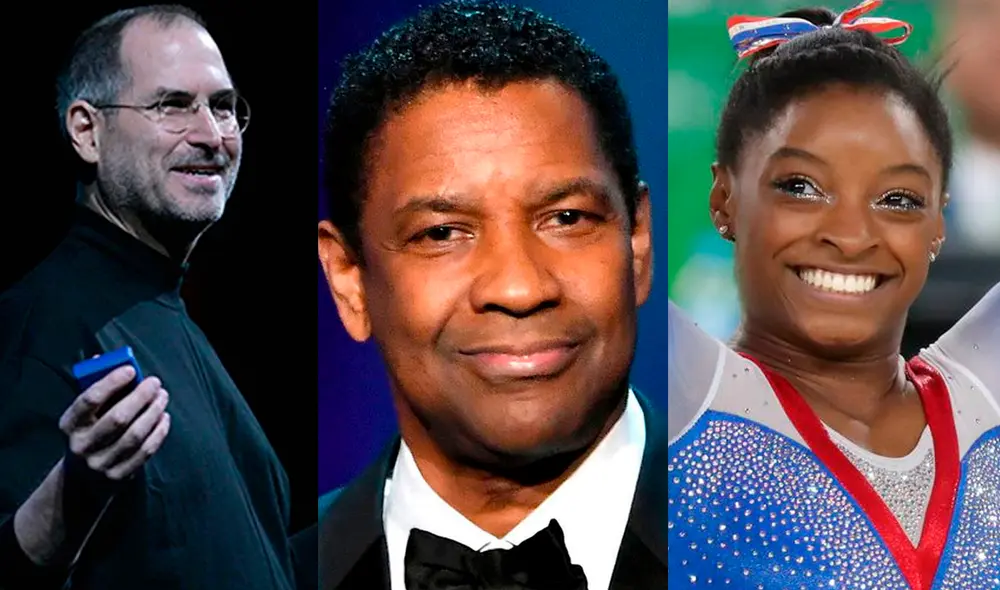 Steve Jobs, Denzel Washington y Simone Biles figuran entre los 17 estadounidenses honrados por el presidente Joe Biden. Foto: composición LR/IndustryWeek/Infobae/EFE Steve Jobs, Denzel Washington y Simone Biles figuran entre los 17 estadounidenses honrados por el presidente Joe Biden. Foto: composición LR/IndustryWeek/Infobae/EFE