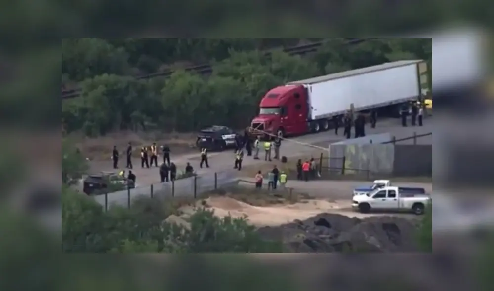 La víctima pidió que se comuniquen con alguien para que los rescaten, pues llevaban 3 días y 3 noches en el tráiler. Foto: captura de WRadio La víctima pidió que se comuniquen con alguien para que los rescaten, pues llevaban 3 días y 3 noches en el tráiler. Foto: captura de WRadio