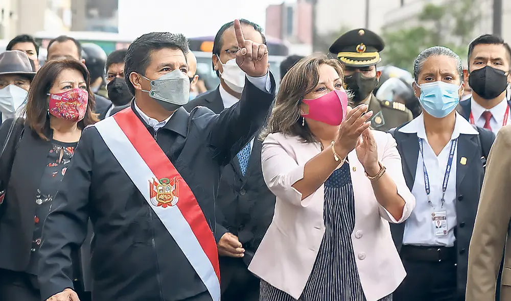Con el presidente Pedro Castillo y su vicepresidenta Dina Boluarte fuera del camino, la oposición congresal tendrá la mesa servida para tomar el Gobierno. Foto: difusión