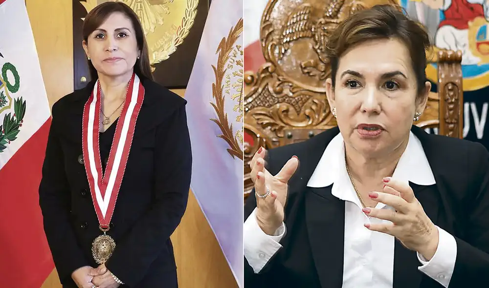 Fiscal suprema Liz Benavides Vargas asume como fiscal de la Nación. Presidenta del Poder Judicial, Elvia Barrios, exige mayores recursos al Gobierno. Foto: composición/difusión