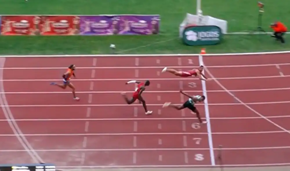 No es la primera vez que Joao Vítor Oliveira recurre a esta ingeniosa táctica. Foto: captura de Federación Portuguesa de Atletismo No es la primera vez que Joao Vítor Oliveira recurre a esta ingeniosa táctica. Foto: captura de Federación Portuguesa de Atletismo