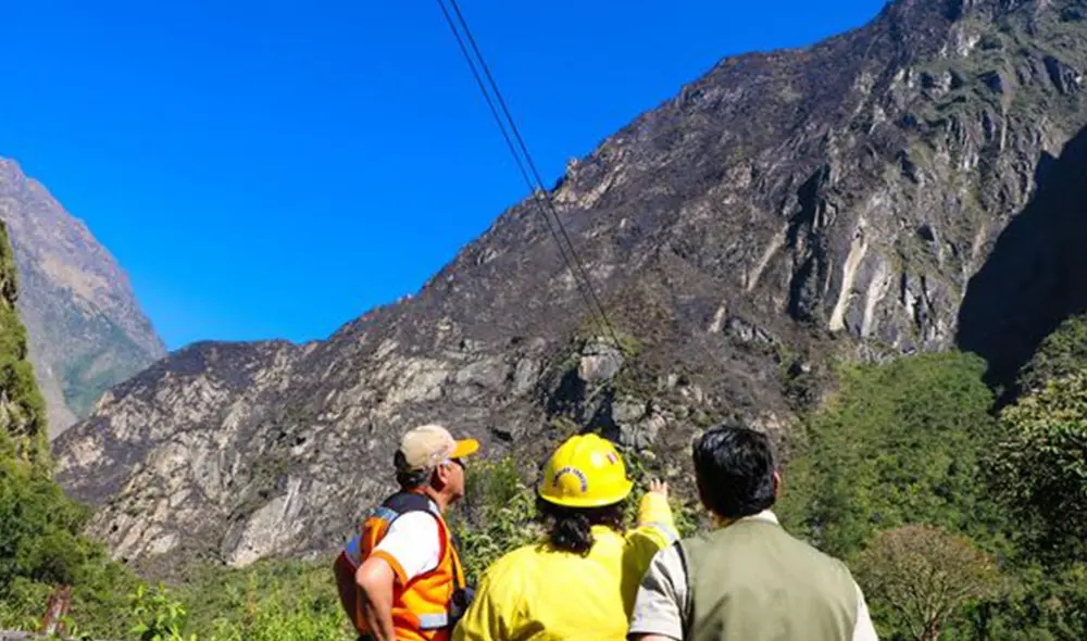 Los incendios destruyeron 200 hectáreas de vegetación aproximadamente hasta el momento. Foto: Municipalidad de Machupicchu