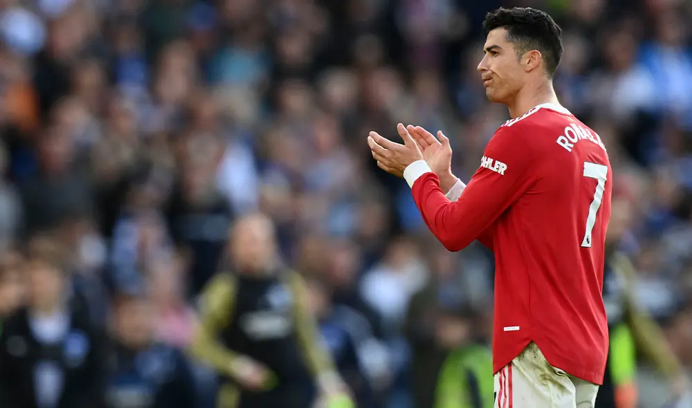 Cristiano Ronaldo anotó 24 goles en la temporada 2021-2022 con Manchester United. Foto: AFP