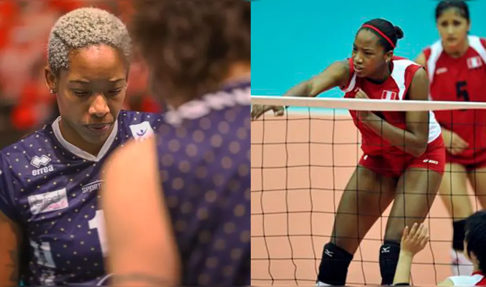 Clarivett Yllescas juega en la primera división de voley de Francia. Foto: composición LR Clarivett Yllescas juega en la primera división de voley de Francia. Foto: composición LR