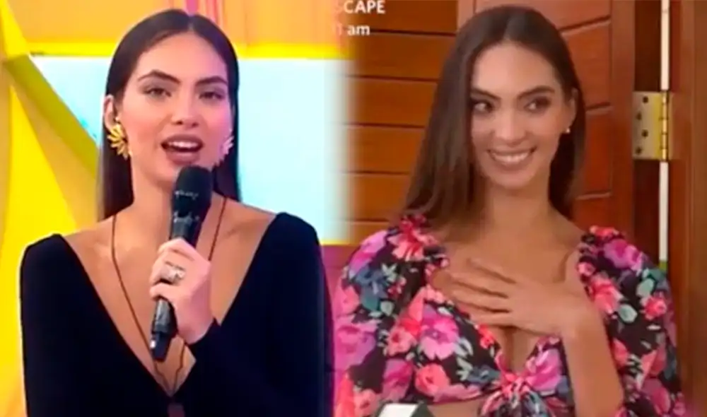 Natalie Vértiz comentó que tomó un taller de teatro con Hugo García. Foto: composición LR/captura de América TV