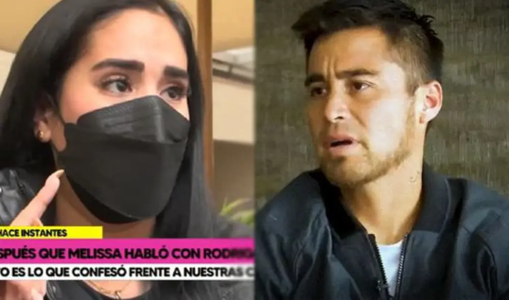 Melissa Paredes y Rodrigo Cuba. Foto: Capturas de ATV / Willax