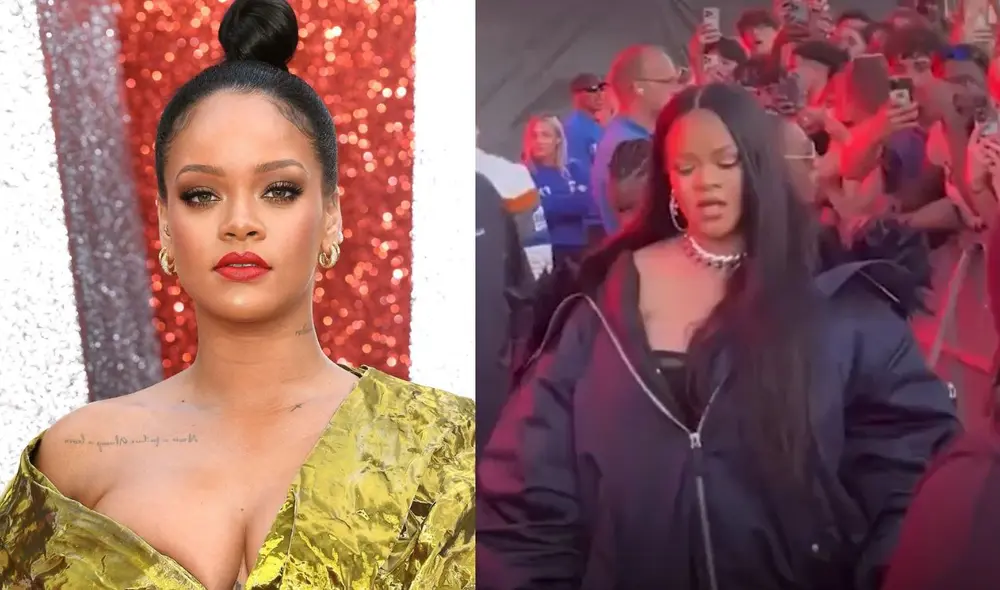Rihanna fue vista en concierto de su pareja. Foto: composición LR/ captura de Instagram