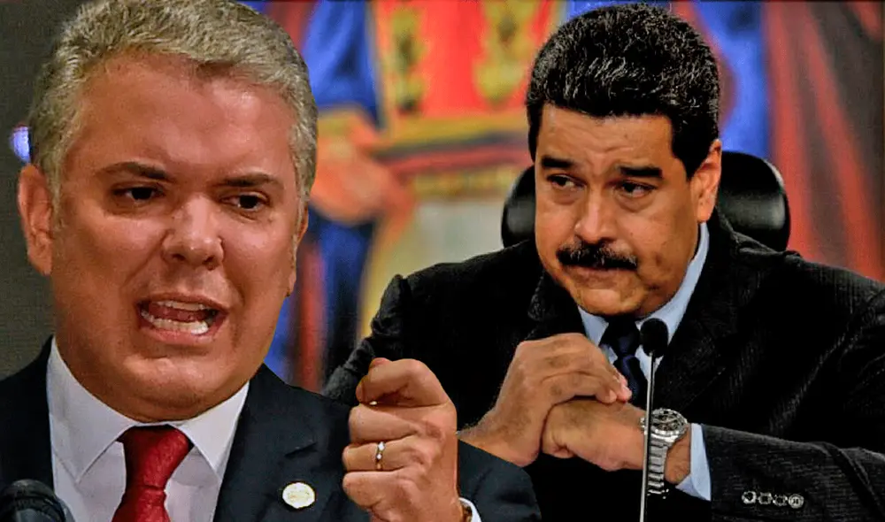 “Claramente Nicolás Maduro es un criminal de lesa humanidad", declaró Iván Duque. Foto: composición Fabrizio Oviedo / La República