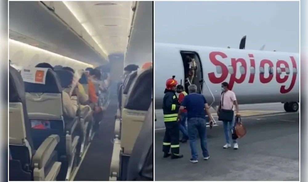 La aerolínea no comunicó cuántos pasajeros iban a bordo del vuelo. Foto: Captura de video Twitter La aerolínea no comunicó cuántos pasajeros iban a bordo del vuelo. Foto: Captura de video Twitter