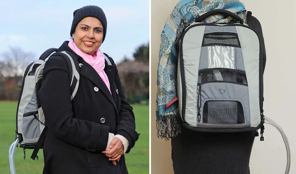 Su esposo o cuidador tienen solo 90 segundos para conectarla a una máquina de respaldo si ocurriese un desastre. Foto: composición LR/Craig Hibbert Su esposo o cuidador tienen solo 90 segundos para conectarla a una máquina de respaldo si ocurriese un desastre. Foto: composición LR/Craig Hibbert