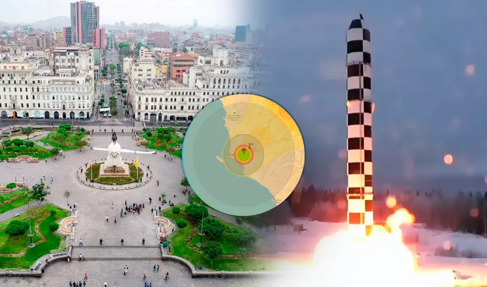 Conoce cuáles serían los daños si un misil nuclear arribara a Lima. Foto: composición LR/BBC/MML