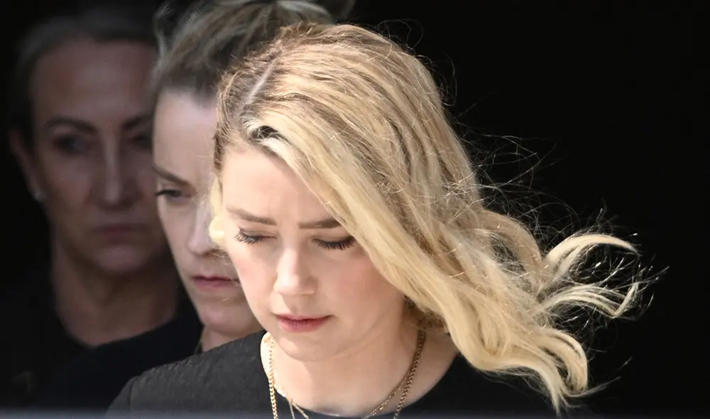 Amber Heard perdió el juicio contra Johnny Depp por difamación. Foto: AFP