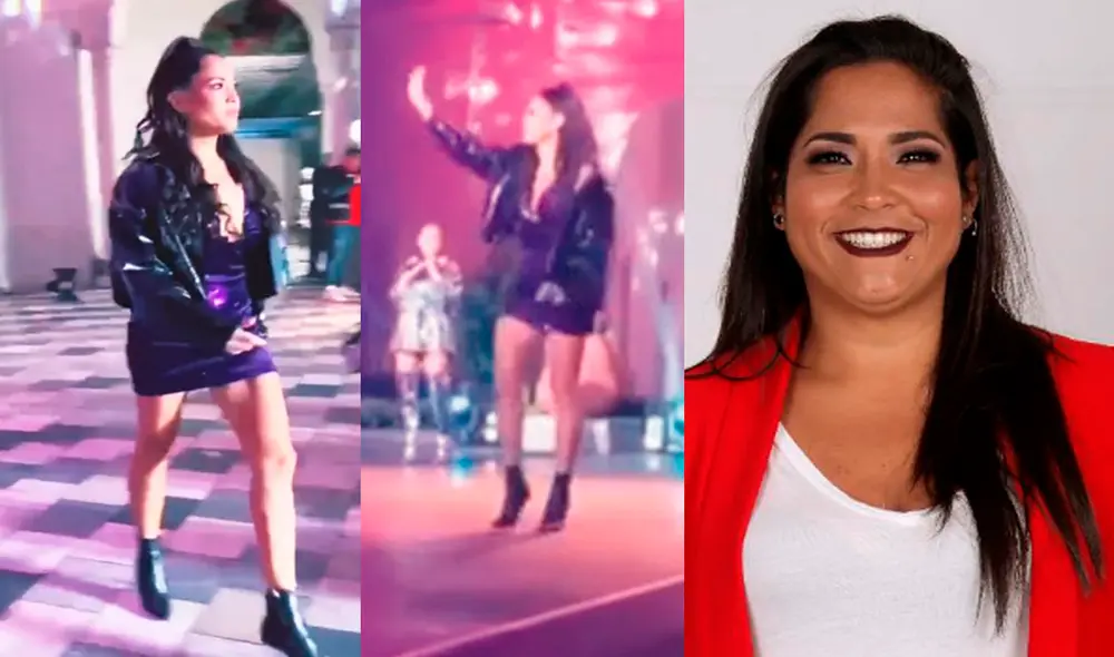 Katia Palma lució un nuevo look en la final de “Yo soy 10 años”. Foto: capturas Instagram