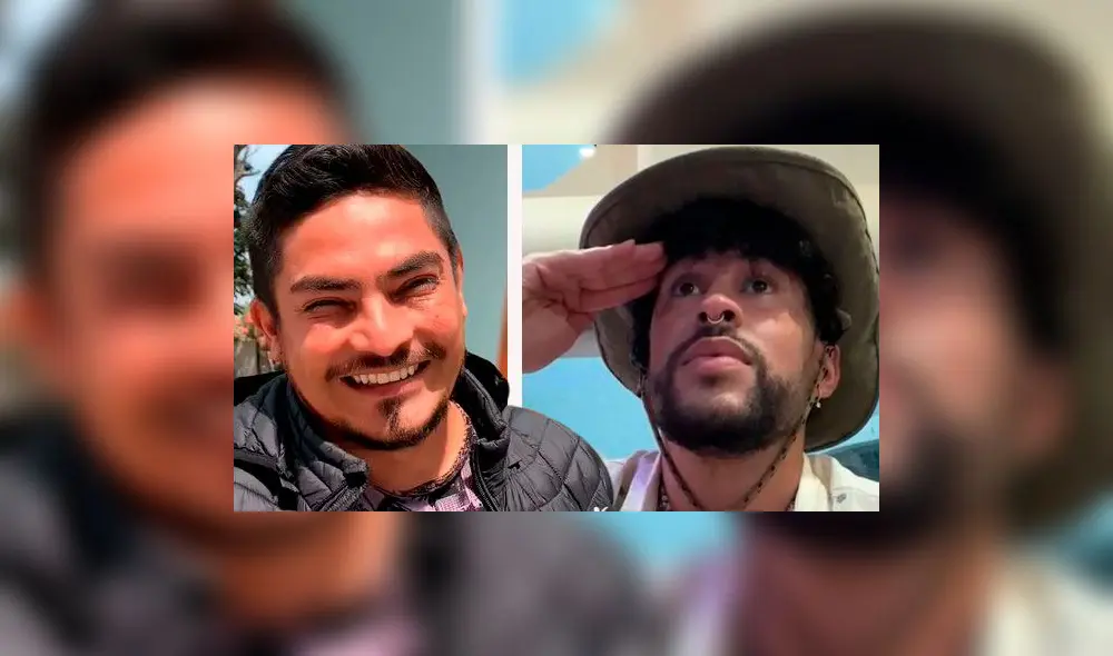 Erick Elera estuvo presente en la transmisión de Bad Bunny. Foto: composición LR/Instagram