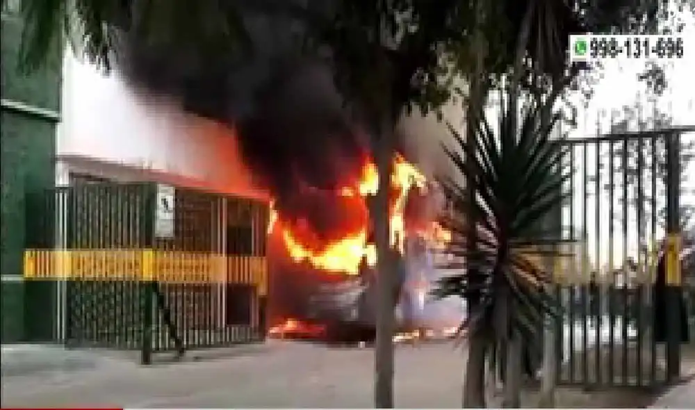 La propietaria de uno de los inmuebles exigió que se reparen todos los daños generados. Foto captura América Noticias