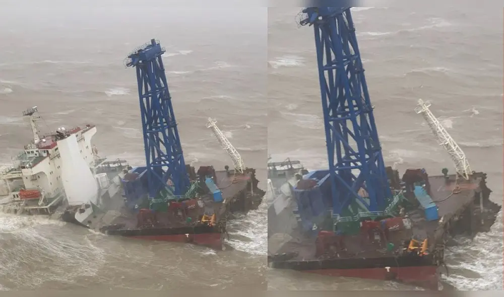 Solo 3 personas fueron rescatadas y otras 27 permanecen desaparecidas. Foto: Hong Kong Government Flying Service