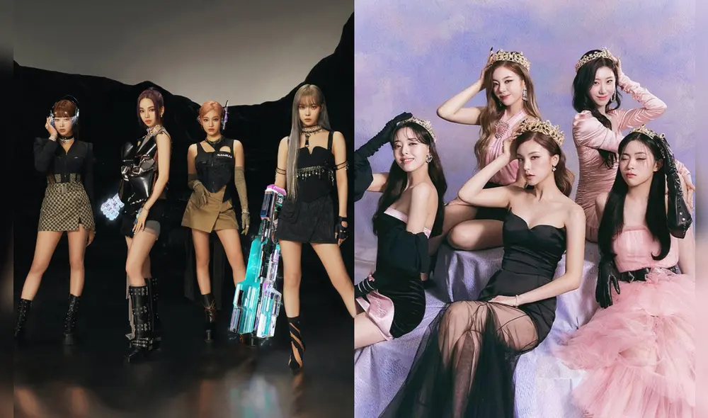 Las exitosas ITZY y aespa volverán con un nuevo álbum. Foto: composición LR/SM Entertainment/JYP Entertainment