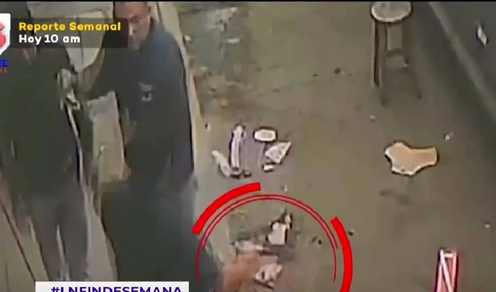 El sujeto, tras cometer el crimen, se fugó y no se hizo cargo de los gastos médicos. Foto captura de Reporte Semanal