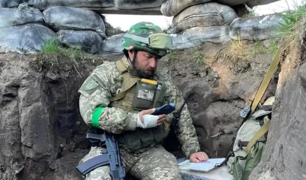 Fedir Shandor es uno de los docentes que se hizo famoso por dictar en plena guerra. Foto: Victor Shchadey