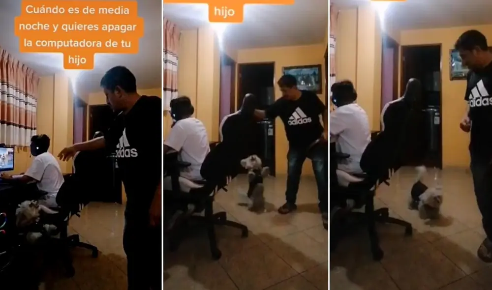 El usuario Ivan (@ivanvargas194) suele compartir a través de las redes sus vivencias con la mascota de su hijo. Foto: composición LR/ capturas de TikTok