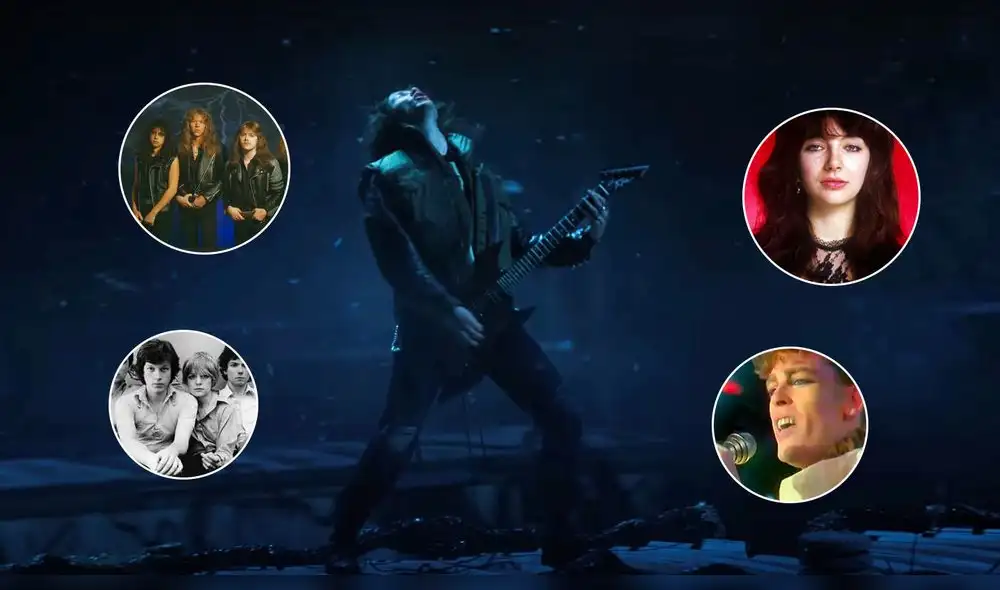 Conoce todas las canciones ochenteras que nos trajo "Stranger things 4". Foto: composición LR/ Netflix/ difusión