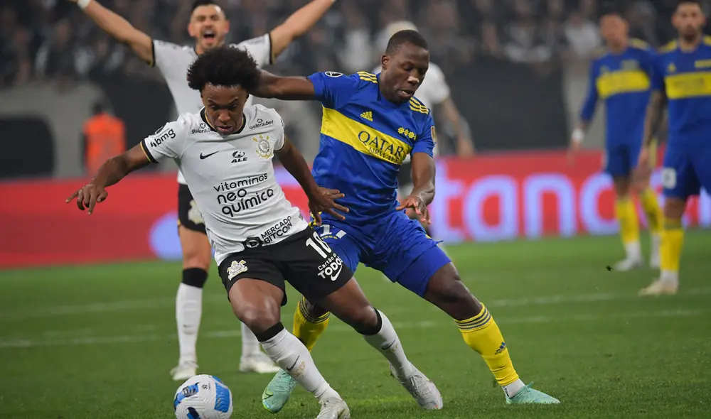 El juego de vuelta Boca Juniors vs. Corinthians se disputará en La Bombonera. Foto: AFP