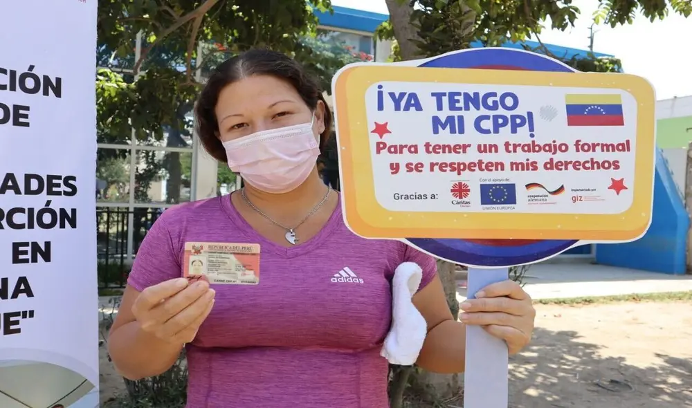 Aproximadamente 400 migrantes de nacionalidad venezolana lograron tramitar su Carné de Permiso Temporal de Permanencia (CPP). Foto: URPI-LR Norte