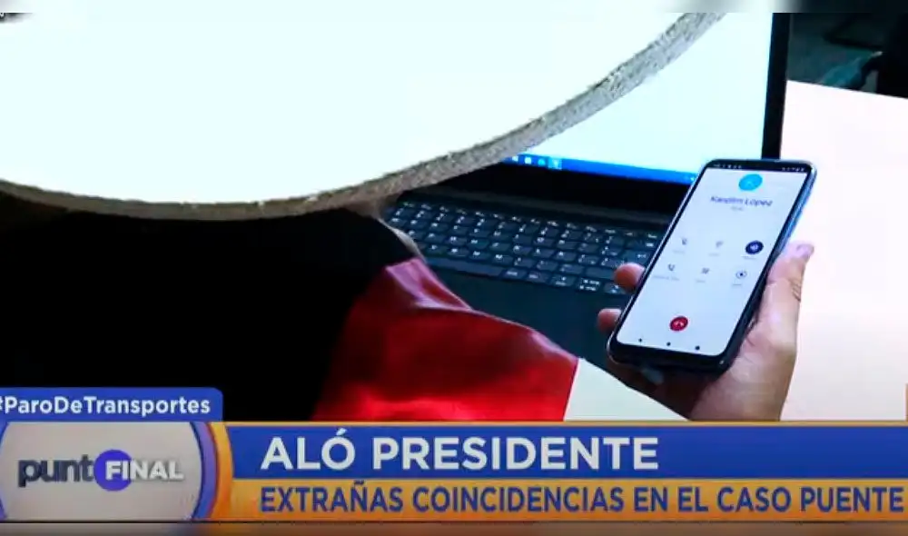 Coincidencias entre los audios de Zamir Villaverde y las comunicaciones de los involucrados en el caso Puente Tarata III. Foto: captura video Punto Final/Latina