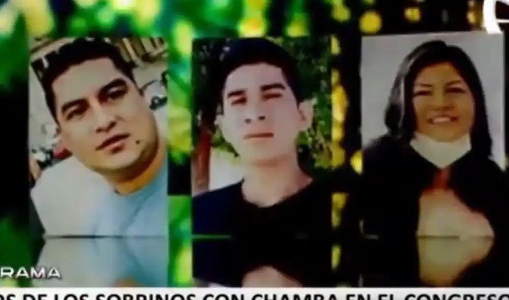 Relación entre trabajadores del Congreso y los sobrinos de Castillo se evidenció en el partido de repechaje de la selección para el mundial Qatar 2022. Foto: captura Panamericana Relación entre trabajadores del Congreso y los sobrinos de Castillo se evidenció en el partido de repechaje de la selección para el mundial Qatar 2022. Foto: captura Panamericana