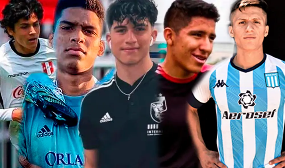 Los convocados a la selección peruana Sub 20. Foto: composición selección peruana/Orlando City/Melgar/Racing