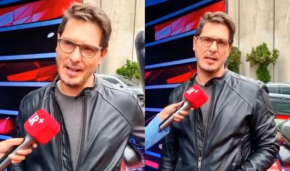 Cristian Rivero emocionado por el estreno de la quinta temporada de "La voz Perú". Foto: Maria Pía Ponce/URPI-LR