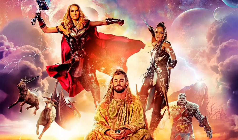 "Love and thunder" reunirá nuevamente a Thor y Jane Foster. Foto: Marvel Studios