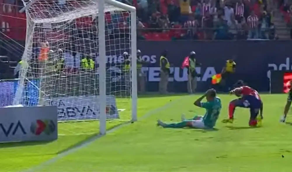 Byron Castillo llegó al Léon de la Liga MX procedente del Barcelona SC. Foto: captura de ESPN
