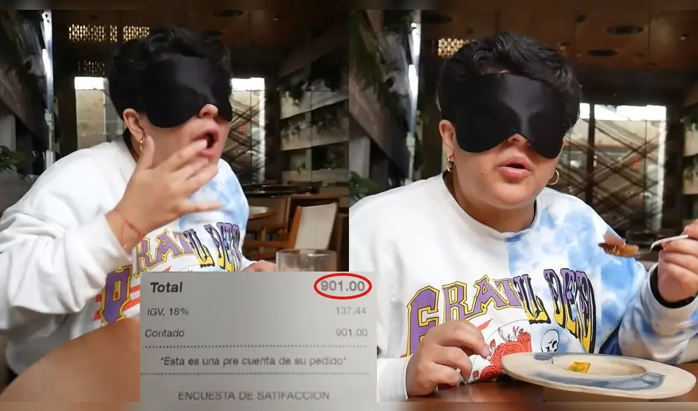 Ariana Bolo Arce asistió al restaurante junto a dos amigos. Foto: composición/ Ariana Bolo Arce/ YouTube