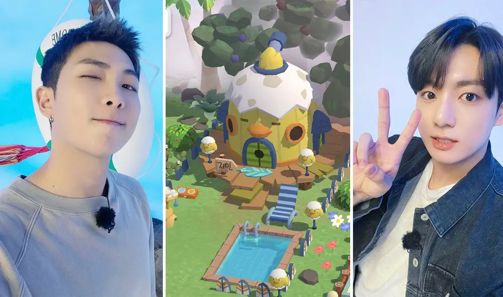 Namjoon y Jungkook son parte del mundo virtual "In the seom" con sus propias islas. Foto: BIGHIT