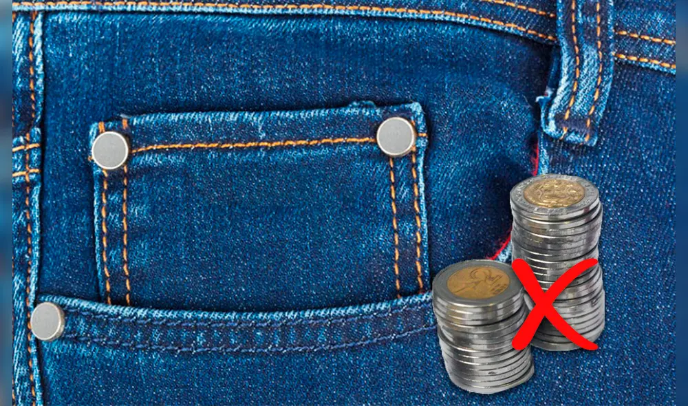 El bolsillo pequeño de los jeans es utilizado, por lo general, para guardar monedas o billetes. Foto: composición La República/referencial