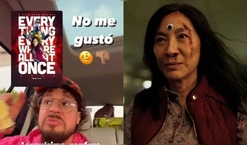 A Luisito Comunica no le agradó "Todo en todas partes al mismo tiempo" y se lo hizo saber a sus seguidores en redes sociales. Foto: composición/ A24 / Luisito Comunica/Instagram