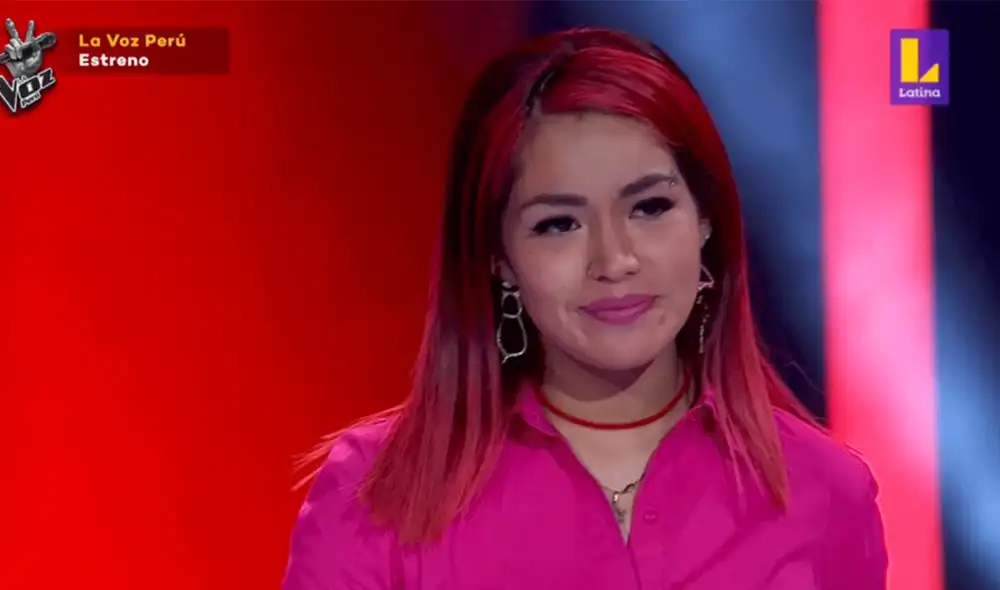 Participante de "La voz Perú" conmueve al jurado. Foto: captura de Latina